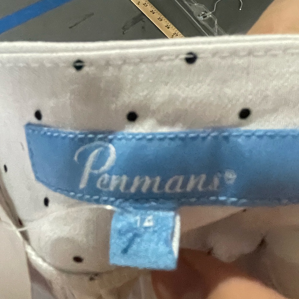 Penmans White Polka Dot Pants - Picture 3 of 5